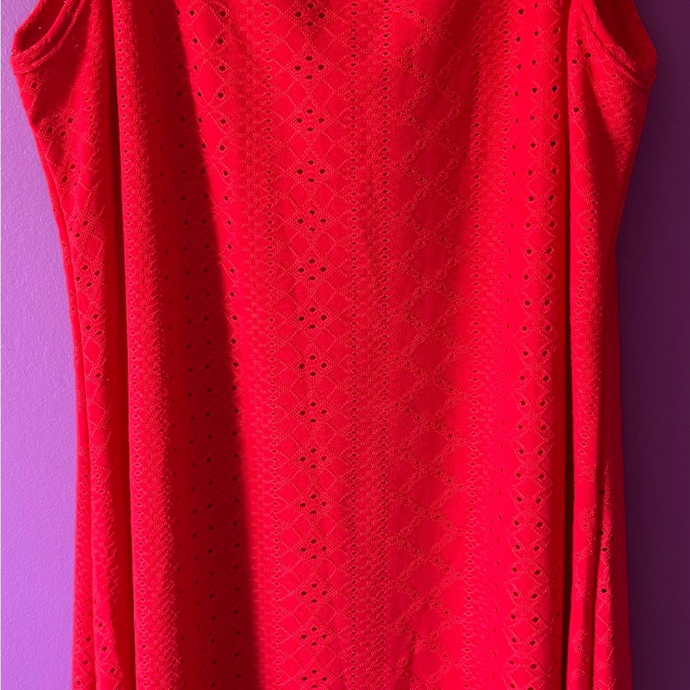 Elegant Strapless Red Dress